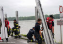 Oö: Mobiler Donau-Hochwasserschutz in Mauthausen per 4. Juni 2024 aufgebaut