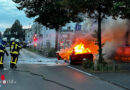 D: Corvette aus dem Jahr 1977 geht in Hennef in Flammen auf