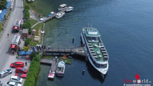 O: Groeinsatz nach Brandmeldung auf Passagierschiff am Traunsee bei Gmunden