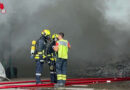 Nö: Feuer im Recyclingzentrum in Wörth bei Pöchlarn