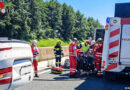 Stmk: Verkehrsunfall mit Menschenrettung auf der Südautobahn