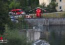 Oö: Notarzthubschrauber und Feuerwehren bei Personenrettung am Traunfall im Einsatz