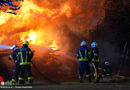 Oö: Zwei brennende Holzstöße in Altenberg bei Linz → 11 Feuerwehren alarmiert