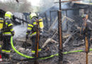 Stmk: Gartenhüttenbrand in Leoben erfasst weitere Gartenhütte