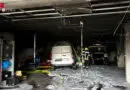 Nö: Brand mehrerer Fahrzeuge in Autohaus-Keller in Bruck an der Leitha