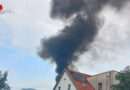 Stmk: Feuer auf Wohnhaus-Dach in Flatschach / Spielberg