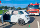 D: Verkehrsunfall mit vier Fahrzeugen und fünf Verletzten