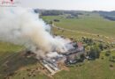 Oö: Wespennest-Bekämpfung mit Feuer als potenzielle Ursache für Alarmstufe III-Brand in Auberg