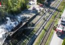 Bgld: Schuppenbrand auf dem Bahnhofsgelände in Großpetersdorf → Alarmstufe B3 ausgelöst