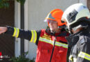 Oö: Feuerwehr Puchenau vollendet mit Großübung die Bezirksplakette in Gold