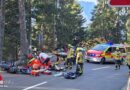 Bayern: Kollision zweier Motorräder auf der Roßfeld-Panoramastraße in Berchtesgaden