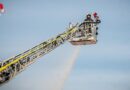 Nö: Brand einer Lagerhalle in Sooß → Abschnittsübung mit vier Feuerwehren