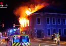 D: Großbrand leerstehendes Hotel-Restaurant in Merchweiler