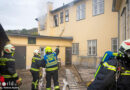 Nö: Zimmerbrand mit Menschenrettung im alten Feuerwehrhaus Mödling