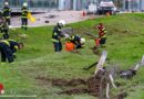 Oö: Suche nach abgängigem Fahrzeuglenker nach Pkw-Unfall in Pettenbach