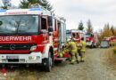 Sbg: Waldbrandübung am Schwarzenberg mit 80 eingesetzten Feuerwehrkräften