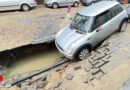 D: Wasserrohrbruch führt zu vollgelaufenen Kellern und abgesacktem Pkw in Dortmund