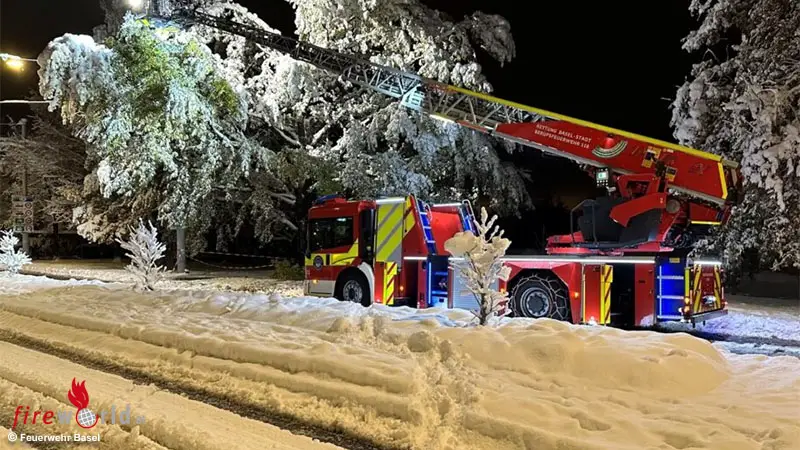 Switzerland: Snowfall pushed traffic and emergency services to their limits in canton Basel