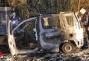 Oö: Auto in Wels in Vollbrand → vermutlich gestohlenen Pkw in Brand gesteckt