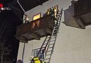 Oö: Kleinbrand auf Balkon eines Bad Ischler Mehrparteienhaus rasch gelöscht