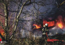 D: Ausgedehnter Brand in Kleingartenanlage in Rostock