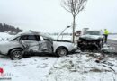 Ktn: Pkw-Kollision auf Schneefahrbahn auf der B 92 in Magdalensberg