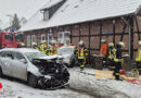 D: Zwei Personen nach Pkw-Kollision auf schneeglatter Fahrbahn in Wohlde befreit