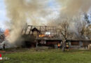 Schweiz: Gerettete Tiere bei Großbrand auf Bauernhof in Reisiswil