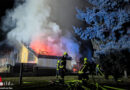 Bgld: Großeinsatz beim Brand einer Garage in Zagersdorf